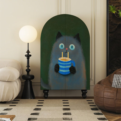 Créative garde-robe à deux portes pour l'entrée