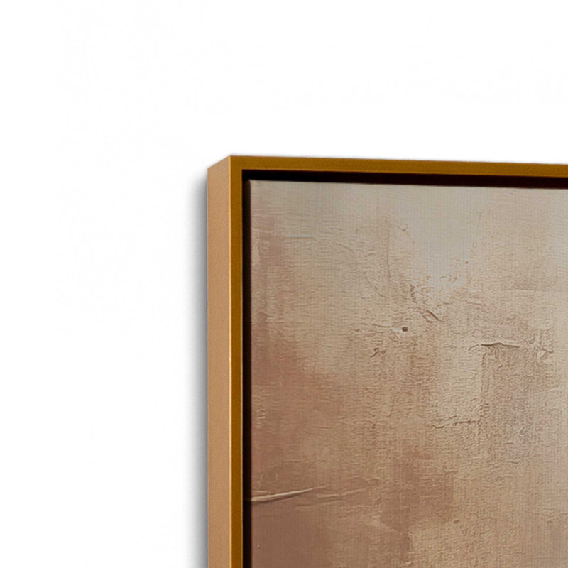 «Russet Mist Déroulant», reproduction sur toile roulée, Cadre flottant, H 24,75 po x l 24,75 po x P 1,75 po, Or poli