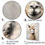 Minimalisme Alpaca Grunge - reproduction d'art sur toile Alpaca-95881344-95881355