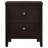 Garrett Cappuccino 2-Drawer Rectangular Nightstand