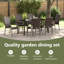 Garden Dining Set 7 Pcs PE Rattan-1914482615