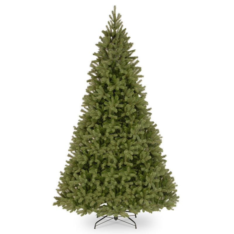 Downswept Douglas 10" Green Fir Artificial Christmas Tree with 1000 LED Multi Lights and Stand, 7.5' H x 59" W, Pre-Lit