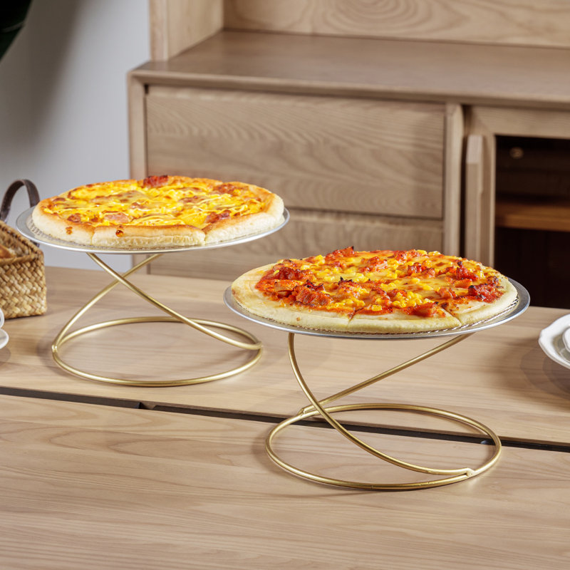 Support à pizza en métal