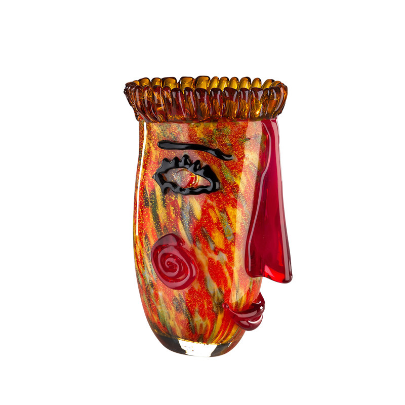 Helfrich Handmade Glass Table Vase