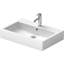 Duravit Vero Ceramic Rectangular Vessel Bathroom Sink with Overflow-33763743-33763741