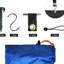Ensemble de panneau de protection solaire foncé 10 pi x 16 pi, de haute qualité, résistant, durable, idéal pour le camping et les vacances, ombrage à 90%, œillets de bord, ensemble d'ombrage léger et facile à transporter