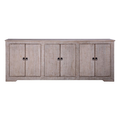 Buffet en bois de pin récupéré 83 po Busina