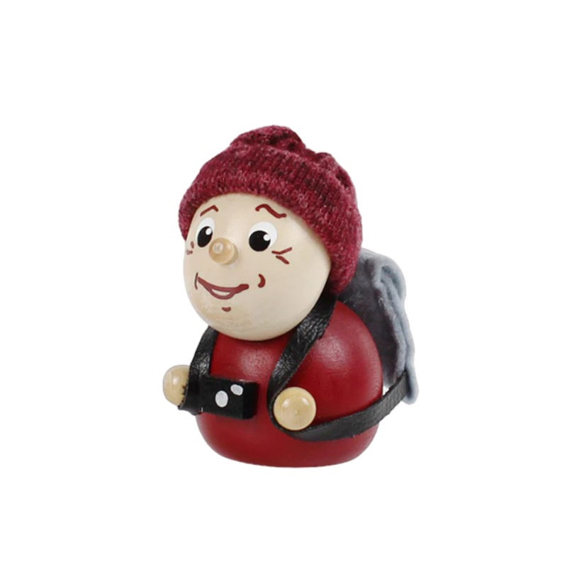 Jiada 3.15'' Wood Hanging Figurine Ornament