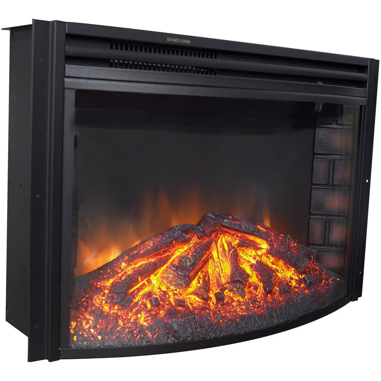 Ebern Designs Mel 26.8'' W Electric Fireplace Insert | Wayfair
