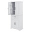 Armoire de salle de bain avec rangement, portes, tiroir, compartiments multiples et tablette réglable-1422512119