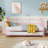 Twin Bed With Pull Out Trundle, Metal Twin Daybed And Trundle Set, Day Bed Sofa Bed Frame With Steel Slat Support, Multifunctional Daybed Frame For Bedroom, Living Room, Guest Room-1241983133