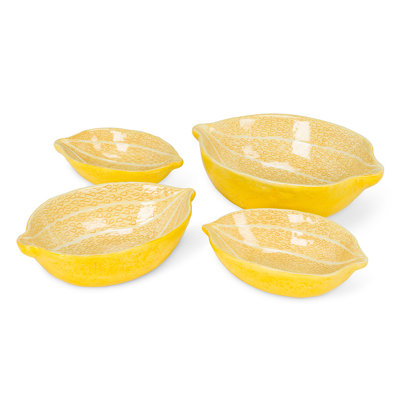 8 oz. De citron Alhamdi Ensemble de bols de service 4 pièces