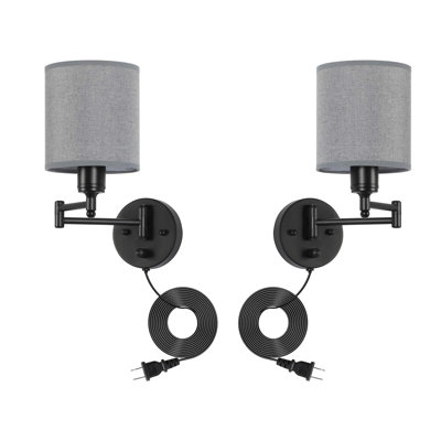 Iron Swing Arm Sconce