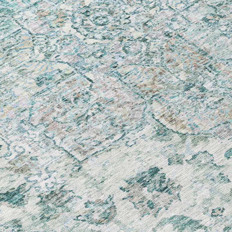 Machine Washable Indoor/Outdoor Jocelyn ACN2138 Global Rug, Rectangle 1'8" x 2'6"