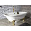 Vintage Clawfoot 1.5" Chain and Plug Tub Drain with Overflow-11178497