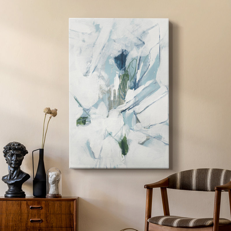 Ice Cavern IV -Custom Wrapped Gallery Cavas, 18" H x 12" W