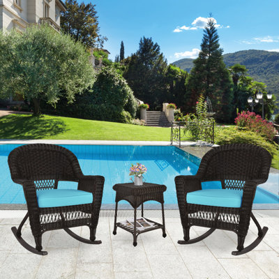 Starner 2 - Person Patio Conversation Set with Cushions
