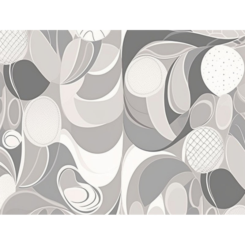 Funky Bedding, Silver/White Abstract, Twin Extra Long Comforter