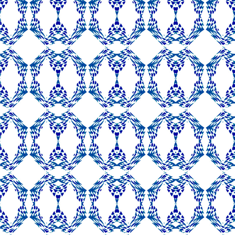 The Blush Label Beverly 10' L x 24" W Wallpaper Roll, Navy, Paper, Non-pasted