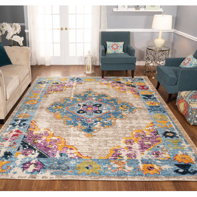 Larrick Oriental Indoor Rug