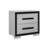 Amelia Gray-Black Nightstand
