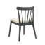 Chaises de salle à manger pliantes rustiques en bois massif 2 pièces en gris, style rétro traditionnel, dossier à lattes confortable, assemblage sans tracas pour une utilisation dans le jardin avec structure grise, sièges ergonomiques, configuration extérieure-942145431