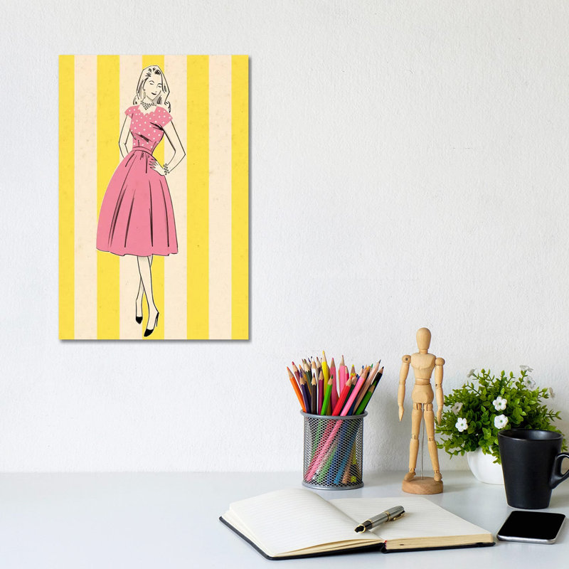 «MCM Woman III» par Joseph McDermott, impression sur toile tendue, H 12 po x l 8 po x P 0,75 po