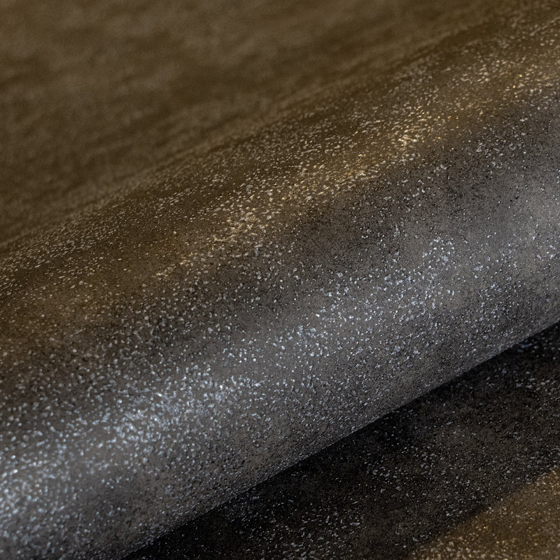 Urban Classics Collection Portobello Abstract Texture Metallic Shimmer Wallpaper Roll, Brown