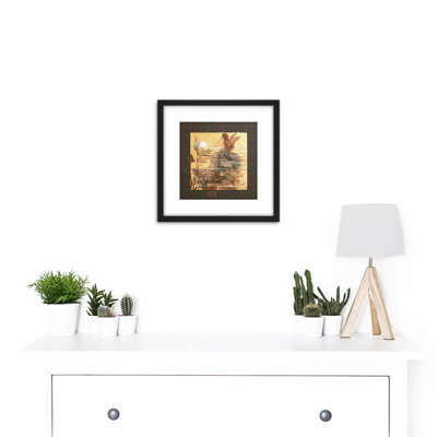 Composition Winged Nymph Sunrise 1 Piece Single Picture Frame Painting