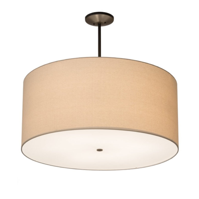 Cilindro Drum Chandelier, 34" H x 36" W x 36" D