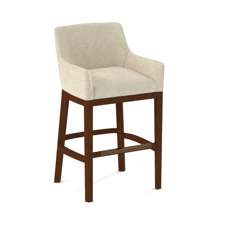 Upholstered Stool, Black, 61626-87