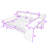 2 Drawers Wood Daybed with Built-in-Desk and Bookcase-357420733-357420732