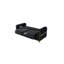 Causeuse convertible en tissu de velours Melody-1503476050
