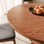 Ensemble de table de cuisine / salle à manger à motif floral en bois massif (1 table, 4 chaises / 6 chaises) Une pièce maîtresse florissante pour votre maison-397568186-397568187-397568183