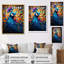 Peacocks Royal Plumage sur toile-1114434131-1114434135