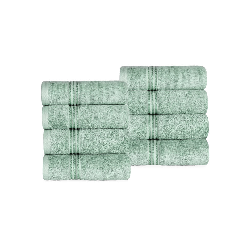 Merat 600 GSM 100% Standard Cotton Hand Towels, Green