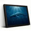 «Whale Underwater Ocean Scene», ensemble de 1 reproduction d'art sur toile tendue-1830214190