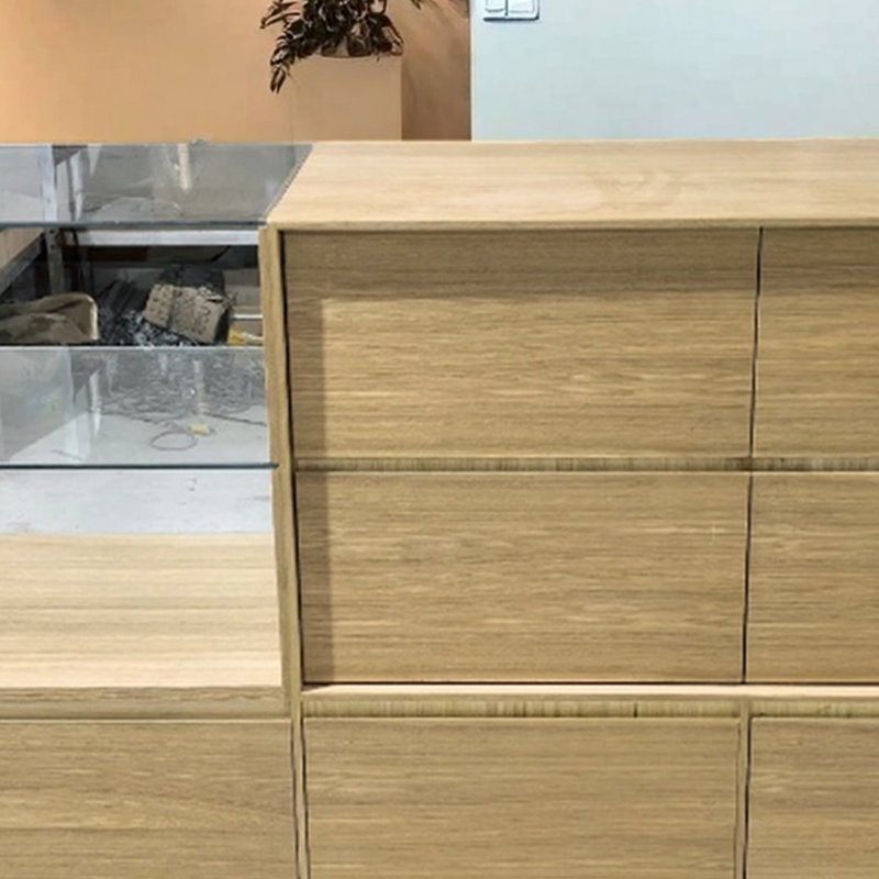 Vitrine à bûches, H 39,37 po x l 70,86 po x P 23,62 po