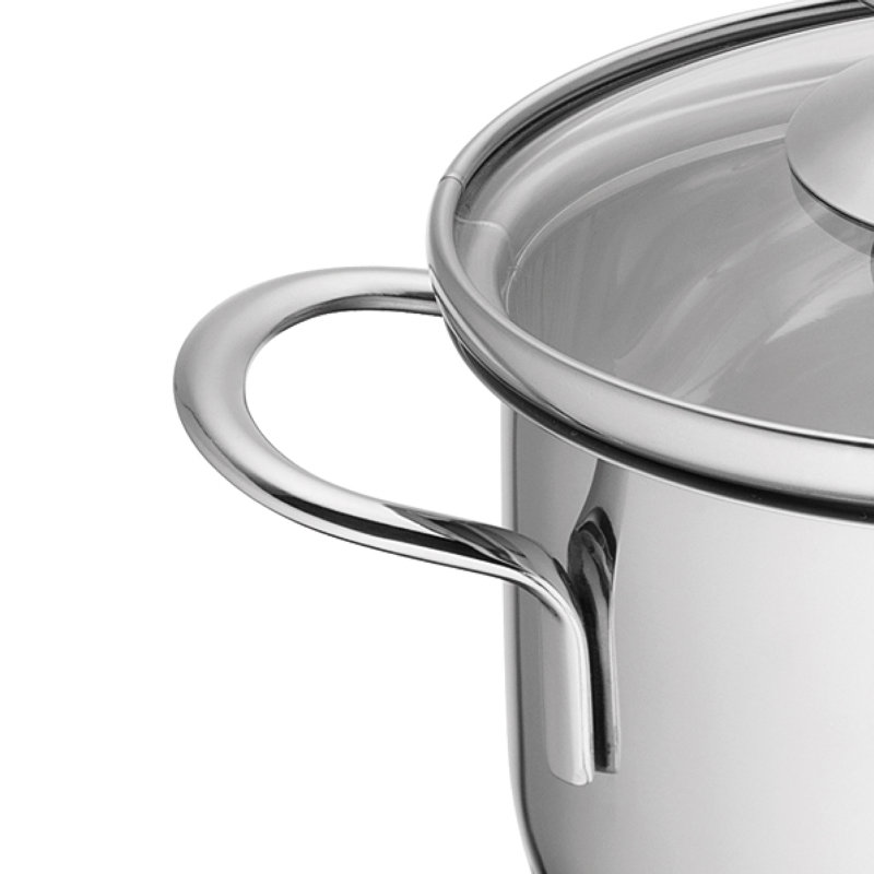 Küchenprofi Stainless Steel Stock Pot with Lid, 1 qt.