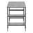 Computer Desk, Home Office, Laptop, Storage Shelves, 48"L, Work, Gray Laminate, Black Metal, Contemporary-979894492