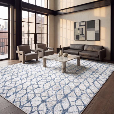 Tapis à motif géométrique Shellie 700 Performance