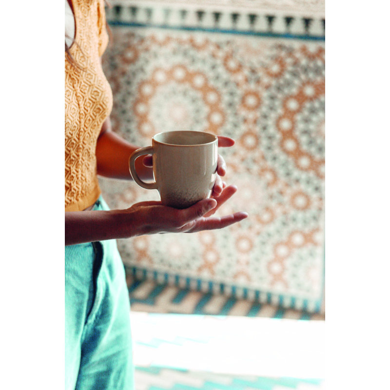 Junto Handmade Stoneware Coffee Mug, Slate Gray