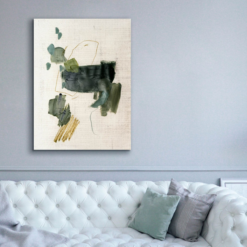  «Lush Tectonic 1» par June Erica Vess, art mural sur toile, 40 po x 54 po, H 54 po x l 40 po