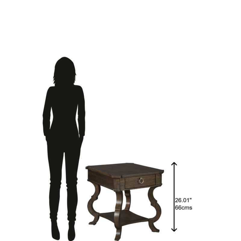 Solid Wood End Table