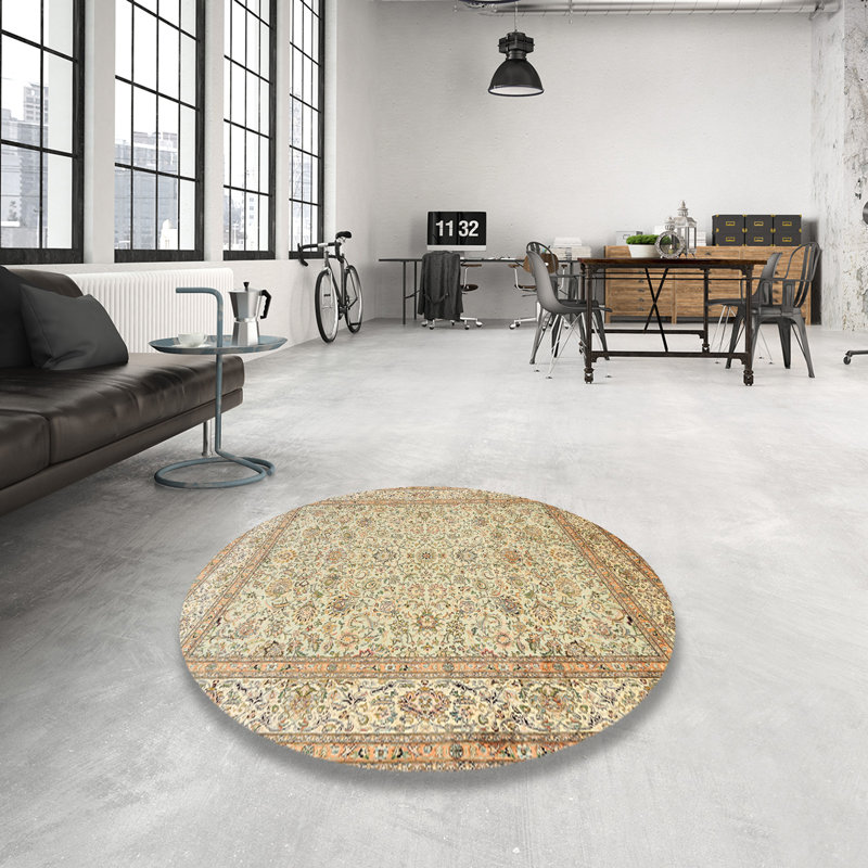Dupree Oriental Indoor Rug, Round 6'