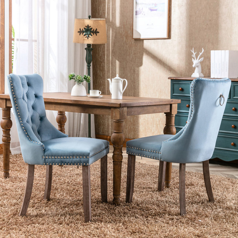 Linen Upholstered Side Chair