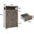 5-Tier Shoe Cabinet With Doors & 2 Drawers, Farmhouse Storage Cabinet With Adjustable Shelves, Wooden Freestanding Shoe Rack Organizer Cabinet For Entryway, Foyer, Hallway, Living Room-611954655
