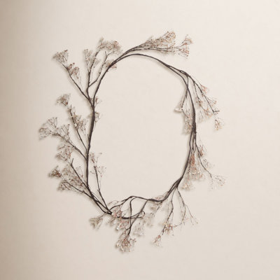 16'' in. Lighted Faux Baby's Breath Garland