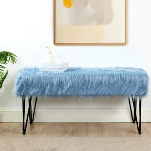 116.8cm Wide Rectangle Solid Colour Standard Ottoman
