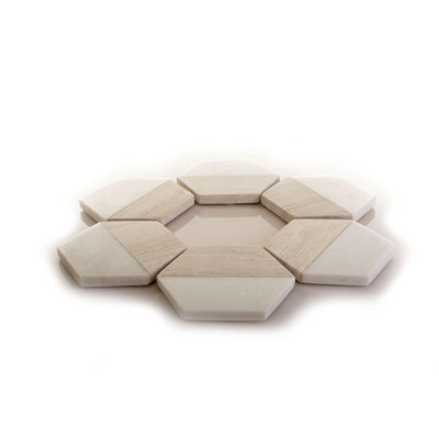 Marble 4 Piece Coaster Set